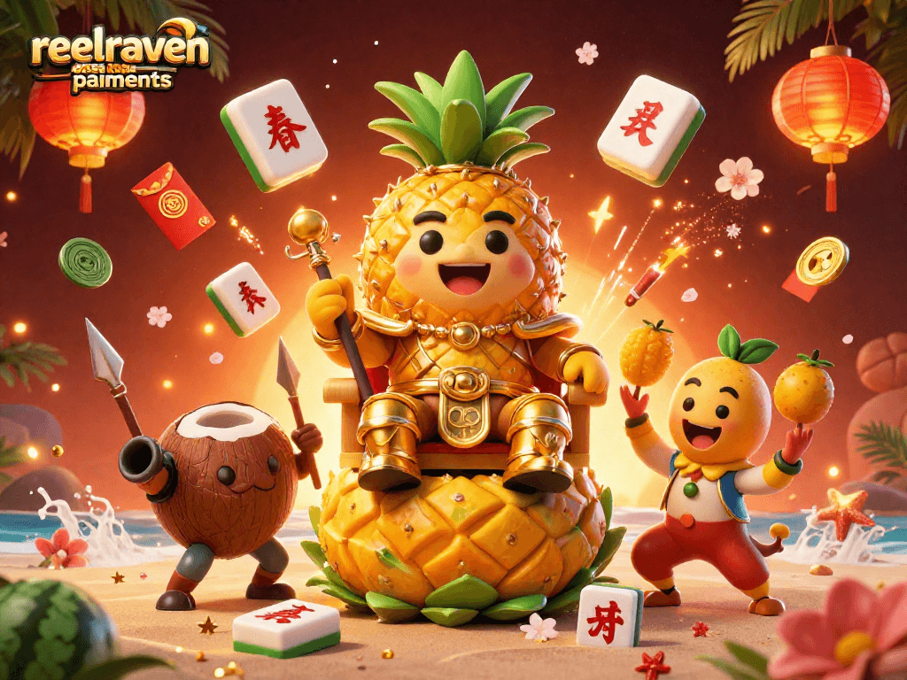 Vivez l'expérience des paiements au casino ReelRaven avec des éléments animés et festifs.